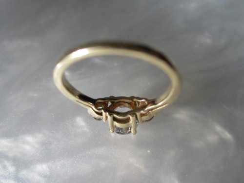 ESPECTACULAR ANILLO DE COLECCIÓN TOTALMENTE SELLO ORO MACIZO 14K DESLUMBRANTE GRADO 5A CIRCONITA CÚBICA 2,6 g - Imagen 19 de 24