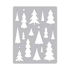 Hero Arts "TREE PATTERN COVER PLATE" Christmas Holiday Steel Fancy Die 2023