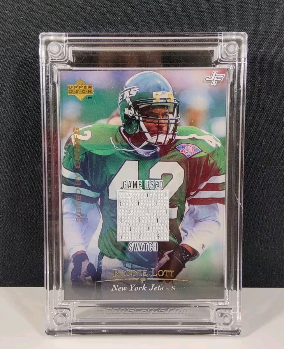 RONNIE LOTT 2024 Jersey Fusion GAME USED JERSEY PATCH Card NEW