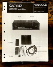 Kenwood KAC-5020 Amplifier Service Manual Original 