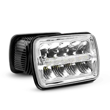 Nilight 7x6 5x7 45W Hi/Lo DRL LED Headlights Sealed Beam
