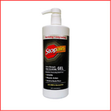 PAIN RELIEF GEL for Joint Back Arthritis Knee Neck Pain Fast Acting 32oz STOPAIN