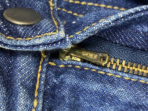 Vintage 90s Children's Silver Unicorn Blue Denim Jeans Size 12 Actual 22x25 - Picture 3 of 9