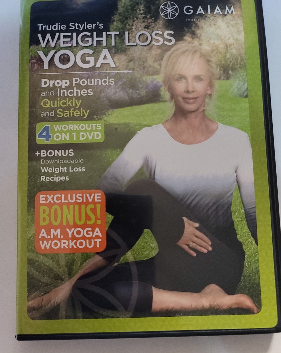 Trudie Styler's Weight Loss Yoga DVD Gaiam 4 Workouts on 1 DVD FREE