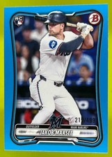 Jakob Marsee 2026 Bowman Baseball Sky Blue Border /499 RC Miami Marlins