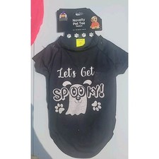 Happy Halloween Pet Tee Shirt / COSTUME size M medium - LETS GET spooky New