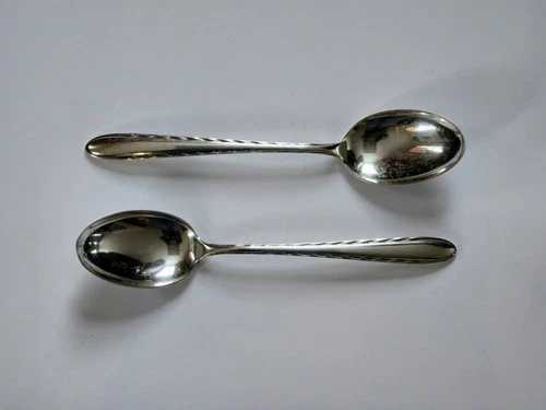 Vintage Towel Sterling Silver Flatware "Silver Flutes" 1 Teaspoon