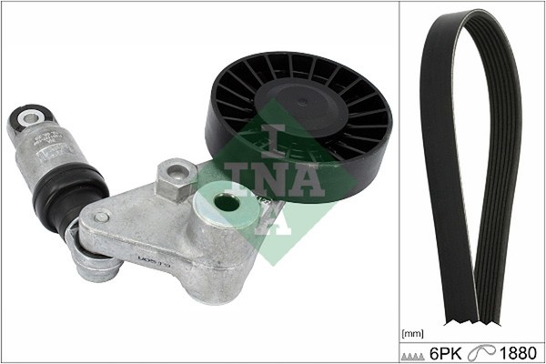 Keilrippenriemensatz Schaeffler INA 529 0202 10 FüR Opel Saab Signum Z03 Z02 CC-image