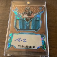 2025  - Rps Dual Rookie Patch Autographs Tetairoa McMillan  Bronze Pandora /199