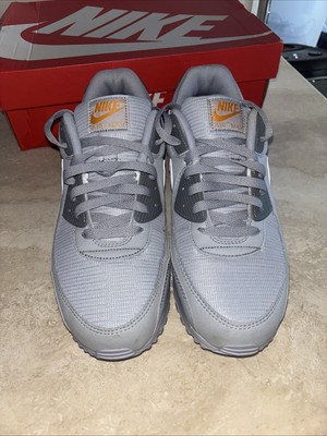 Nike Air Max 90 J22 Wolf Grey Orange US DR0145-001 Men s 11