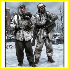 1/35 Scale Die Cast Resin Figure Assembled Model Kit History Military Miniatu...