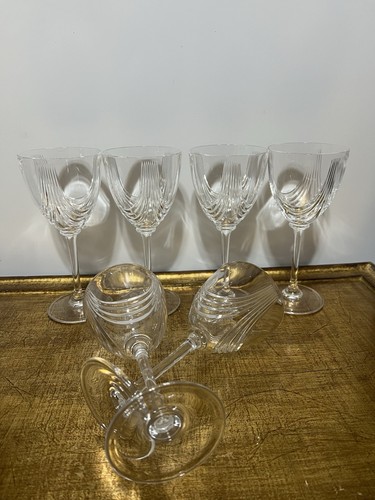 Magnolia Water Goblets by ROYAL CRYSTAL ROCK Set Of 6 - Picture 3 of 12