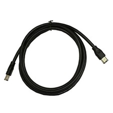 1.8m Firewire Cable Black IEEE 1394 Firewire 400 to Firewire 400 Cable 6Pin2816