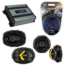 Fits Dodge Challenger 2008-2014 Speaker Upgrade Kicker DSC693 DSC5 HA-A400.4 Amp
