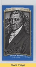 2017 Goodwin Champions Black & White Mini Royal Blue James Monroe #105 READ o1h