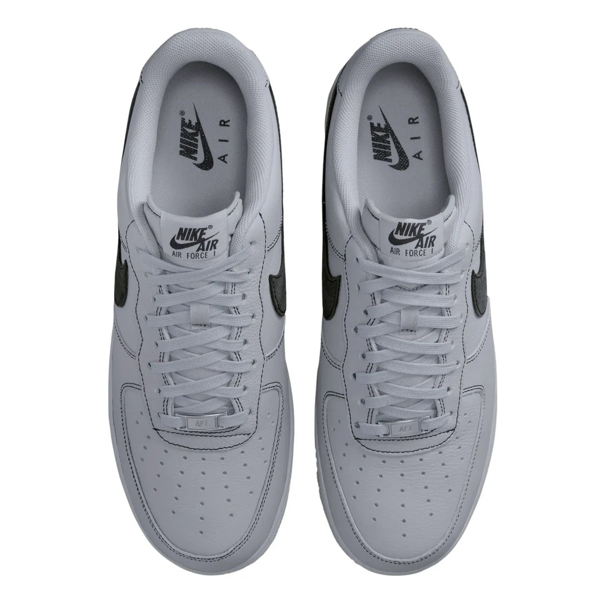 Nike Air Force 1 '07 Shoes Wolf Grey Black Men's | Size 8 - 13 | eBay