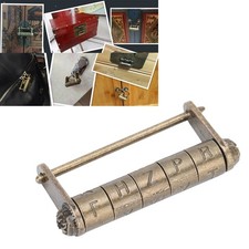 .Antique Coded Lock Vintage Chinese Style Door Password Lock Padlock For Cabinet