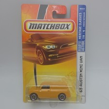 Matchbox Heritage Classics Yellow 1965 Austin Mini Van Diecast USA Version MOC