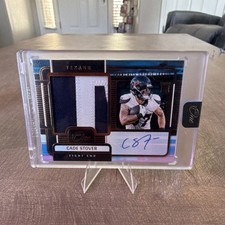 Panini One 2024 Cade Stover Rookie Patch Autograph /15 #95 Texans Franchise Futu