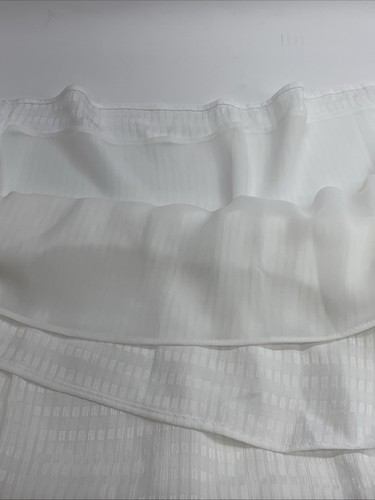 Calvin Klein Women's Short Sleeve Jaquard V-nevk Top White W4DAQ679 Size 3X - Picture 7 of 10