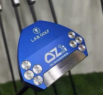 L.A.B. Golf OZ.1i Blue Mallet Putter 35''  Lie Angle USA Made