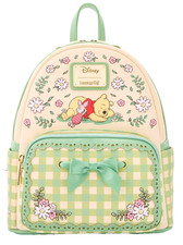   Loungefly Disney Winnie The Pooh Floral Gingham Mini Backpack SEALED 