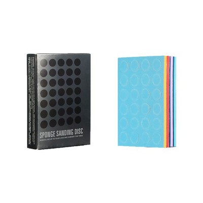 10mm Dual Side Abrasive Self Adhesive Sponge Sanding Disc Sandpaper Model Tool