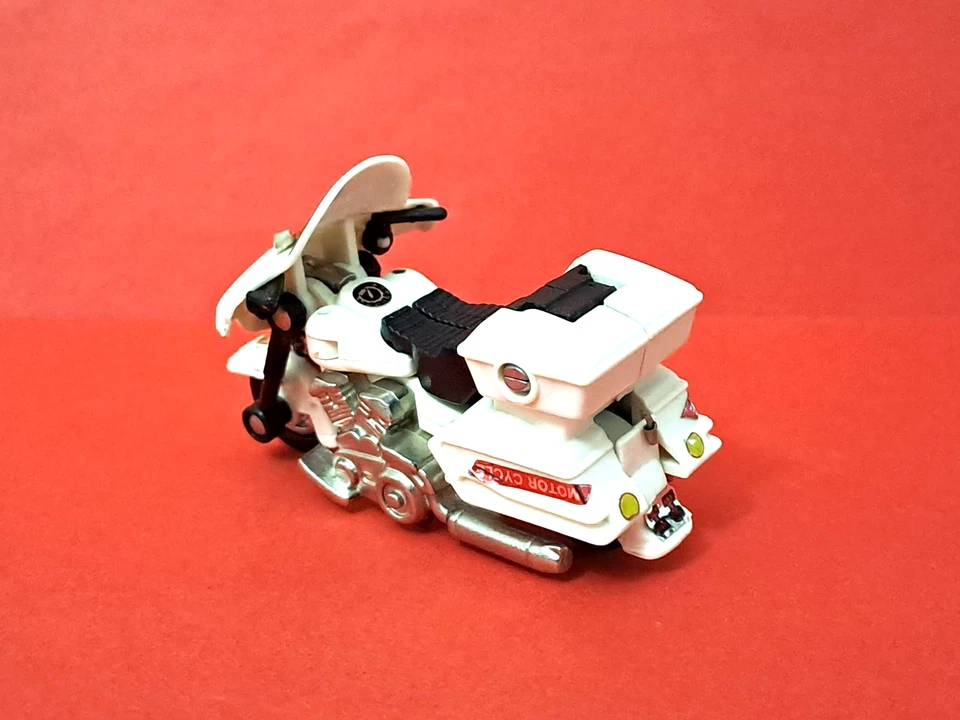 BANDAI MR-37 - GOBOTS HARLEY DAVIDSON/MOTO POLICE ROBOT 1983 - MADE IN JAPAN 🔹 - Immagine 2 di 4