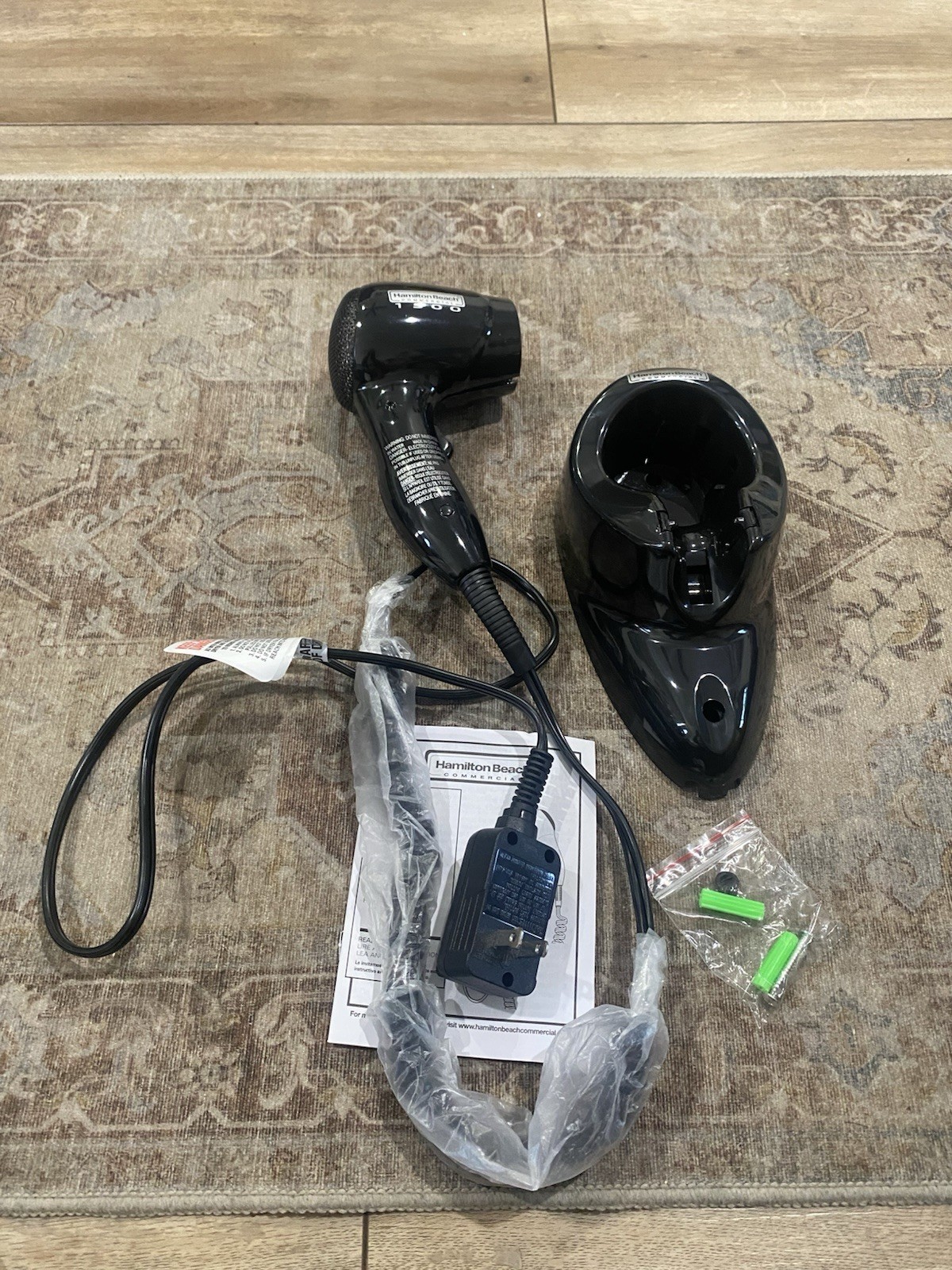 Hamilton Beach Commercial 8301B Wall Mounted Hair Dryer Hotel Style Open Box