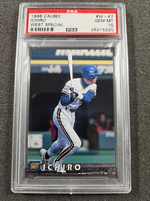   1998 Calbee #97 Ichiro Suzuki Japan WEST SPECIAL #W-47 Orix Blue Wave PSA 10