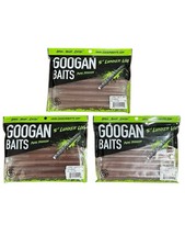 Googan Soft Baits - 5" Lunker Log - Cinnamon - 8  Per Pack (Lot Of 3 Packs)