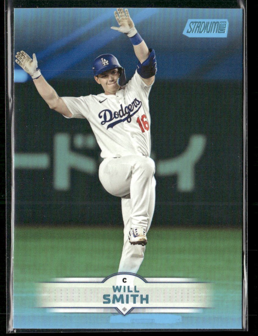 2025 Stadium Club Will Smith #125 Light Blue Foil Los Angeles Dodgers
