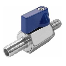 10mm Barb Ball Valve 304 Stainless Steel Quarter Turn Handle For Marine Boat Use