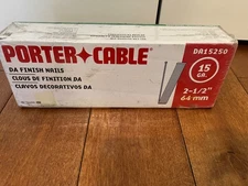 Porter Cable DA15250 15 Ga. 2-1/2” DA Finish Nails 4000 count