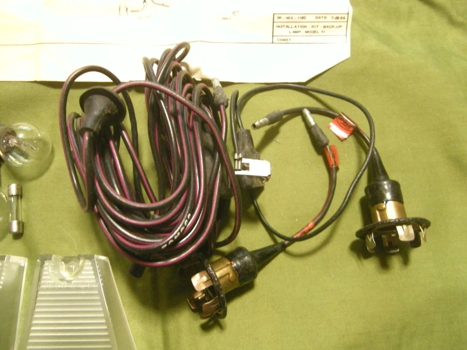 1965 Mercury Comet Wagon NOS Backup Lamp Kit---Complete - Image 4 of 4