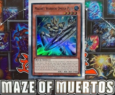 Magnet Warrior Omega Plus - Super Rare - MZMU-EN054 - Maze of Muertos - EN/NM