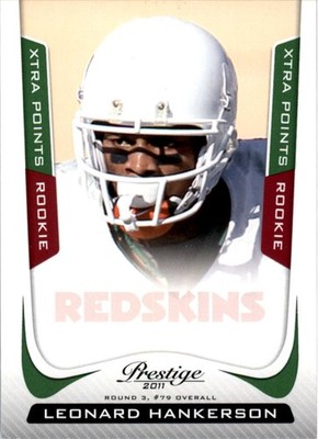 2011 Prestige Extra Points Green #261 Leonard Hankerson /25 - FB