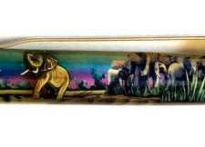 1992 Smithsonian Floaty Pen Moving Elephant Museum of Natural History Vintage