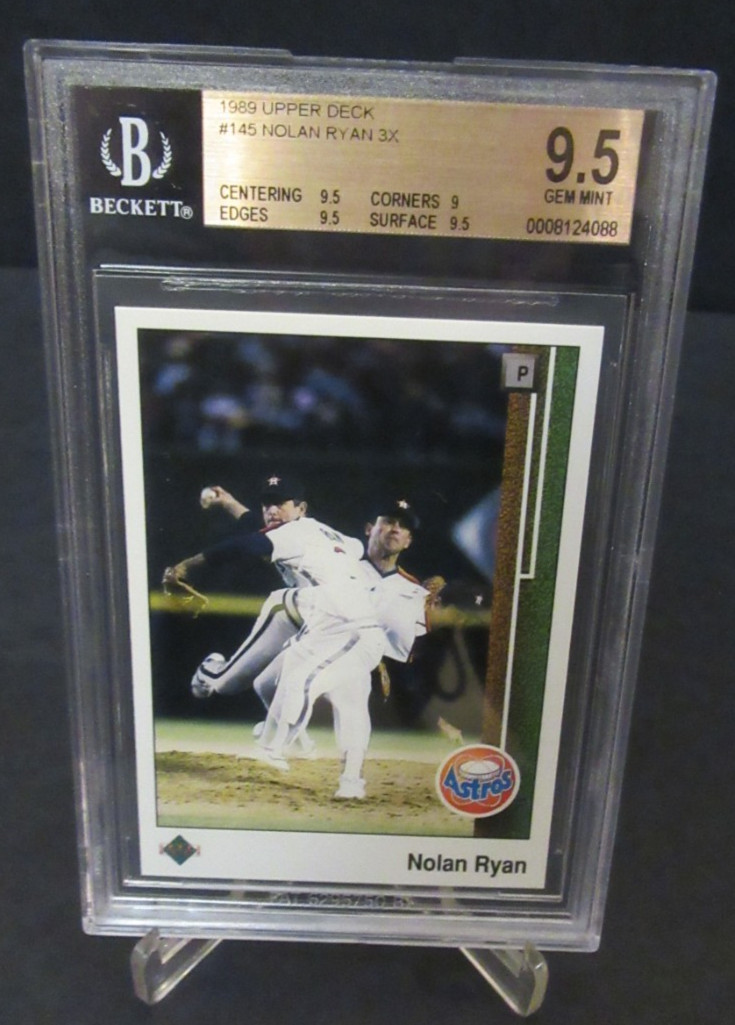 1989 Upper Deck #145 Nolan Ryan BGS 9.5 Gem Mint Houston Astros HOF Free US S&H