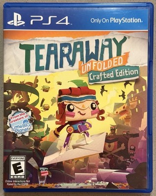 Tearaway Unfolded: Crafted Edition (Sony PlayStation 4, 2015) PS4