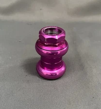 Chris King GripNut No-Logo Headset 1" Threaded 3D Violet 110g