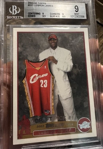 2003-04 Topps - Draft Pick LeBron James #221 (RC)