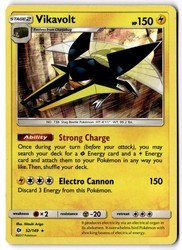Vikavolt 52/149 Holo Rare Sun & Moon Base Set
