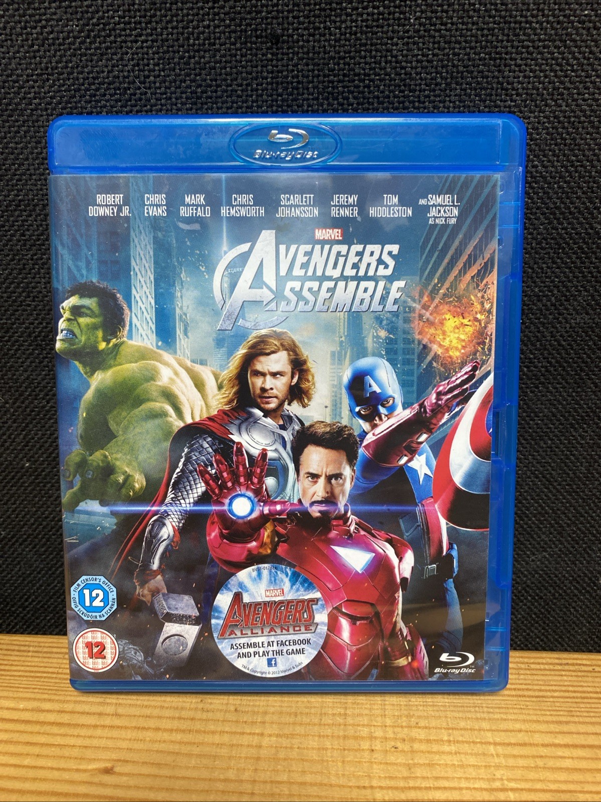 Avengers Assemble Blu-ray (2012) Robert Downey Jr., Whedon (DIR) cert 12