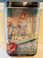 I Love Lucy Barbie Mattel Doll Job Switching Episode 39 New in Box candy factory