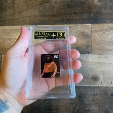 Sika Hostess Munchies Sticker VTG 1987 Graded 9 NM Slab Wrestlemania Wrestling