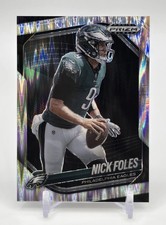 2025 PANINI PRIZM BLACK NICK FOLES #d/249 SKEWED PRIZM