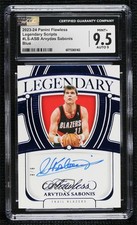 2023 Flawless Legendary Scripts Blue 8/8 Arvydas Sabonis CGC 9.5 Mint+ Auto h8q