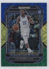 2023 Panini Prizm Draft Picks Choice Blue Yellow & Green Cason Wallace #12 09vk