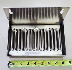 Stainless Steel Drip Tray with Door Mount 8” Draft Beer Tap Home Brew